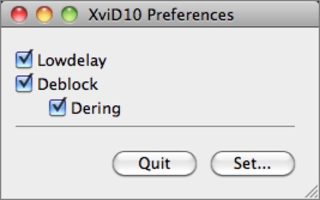 Download xvid codec for mac